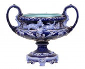 RORSTRAND SWEDEN MAJOLICA URN