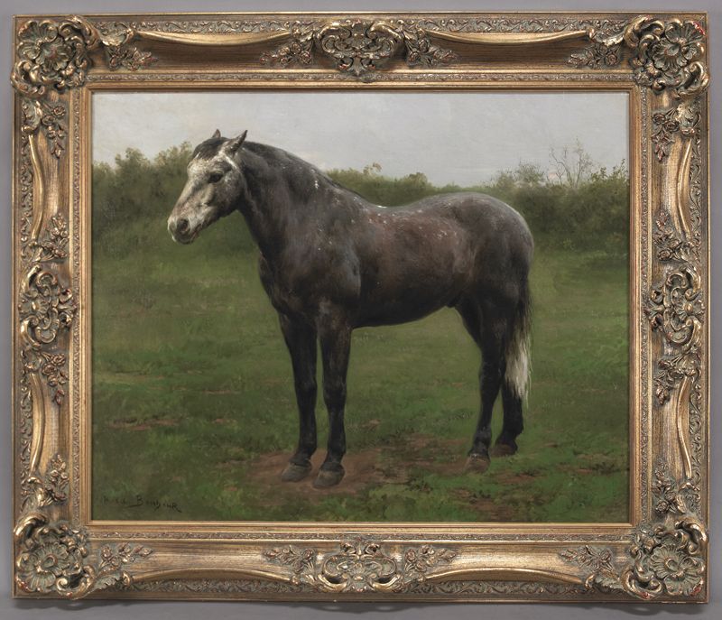 Rosa Bonheur ''Grey Horse'' oil