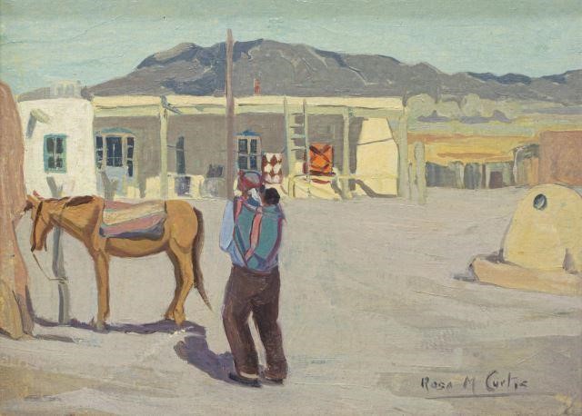ROSA  M. CURTIS (1894-1960), PUEBLO