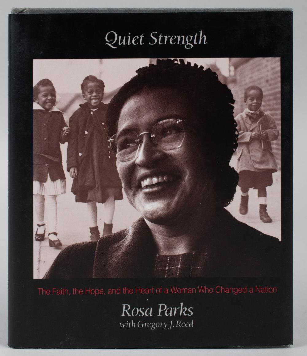 ROSA PARKS, SIGNED COPY OF 'QUIET