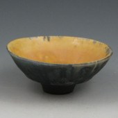 Rose Cabat bowl in bright yell