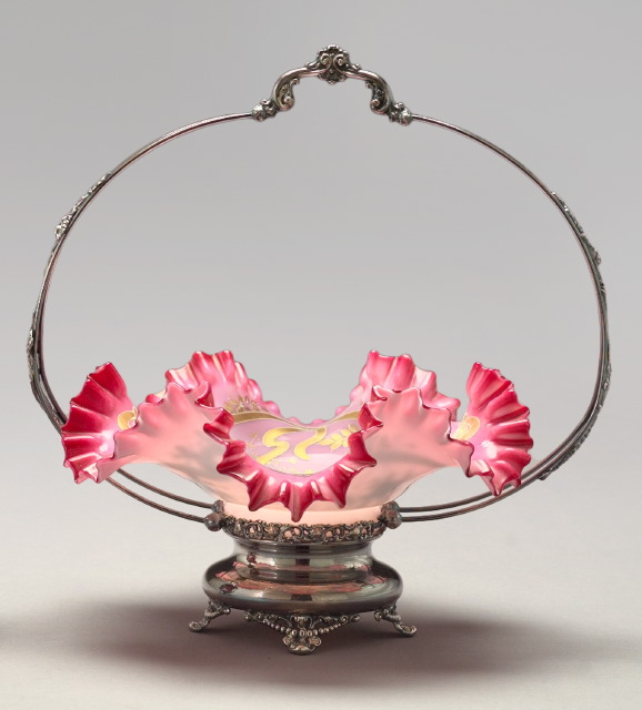 Rose Glass and Silverplate