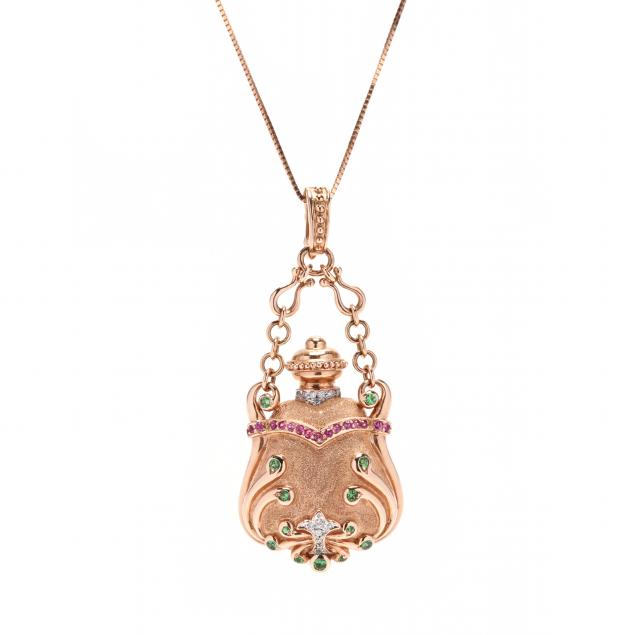 ROSE GOLD AND GEM-SET SCENT