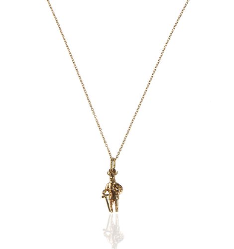 ROSE GOLD 'VIKING' PENDANT WITH 18K