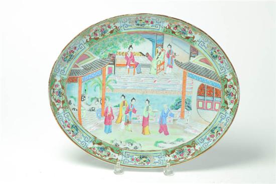 ROSE MANDARIN PLATTER.  China 