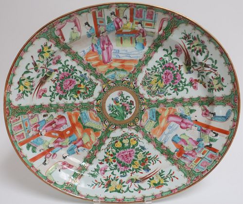 ROSE MEDALLION LARGE OBLONG