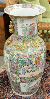 ROSE MEDALLION PALACE VASE, HT