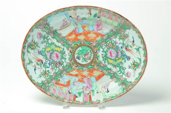 ROSE MEDALLION PLATTER.  China  2nd