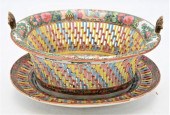 ROSE MEDALLION PORCELAIN FRUIT