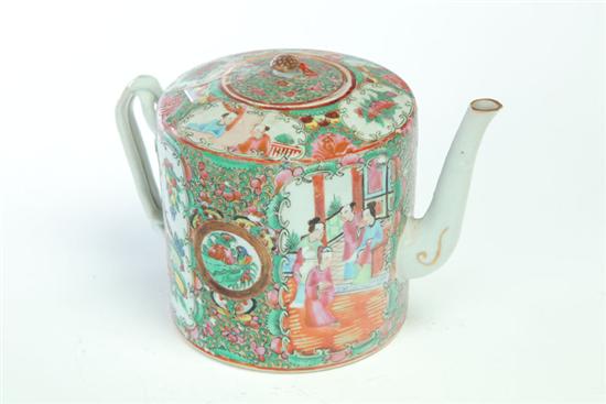 ROSE MEDALLION TEAPOT. China  2nd