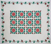 ROSE OF SHARON FLORAL APPLIQUE