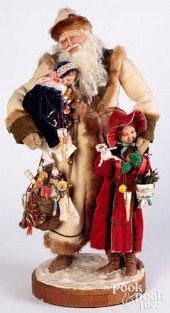 ROSEMARY VOLPI ARTISAN SANTA W