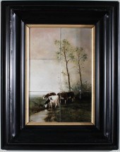 ROSENBURG HAND PAINTED SIX TIL