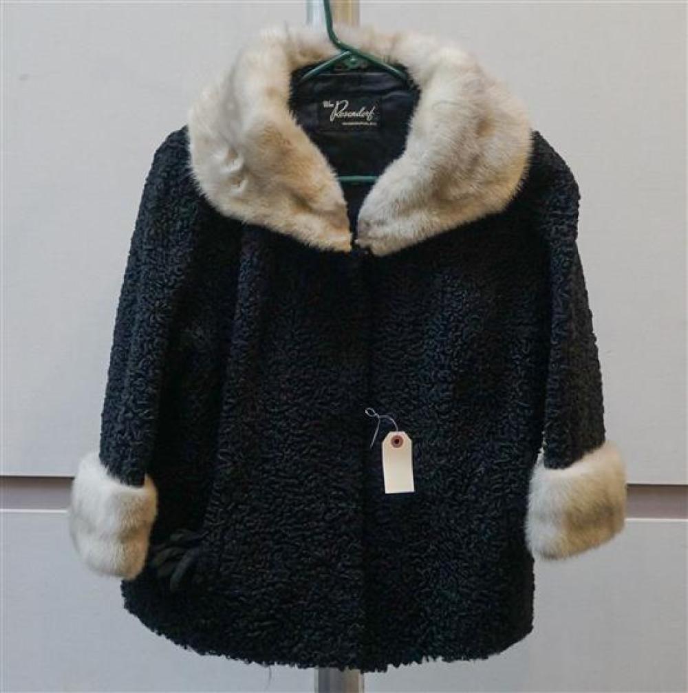 ROSENDORF PERSIAN BLACK LAMB COAT