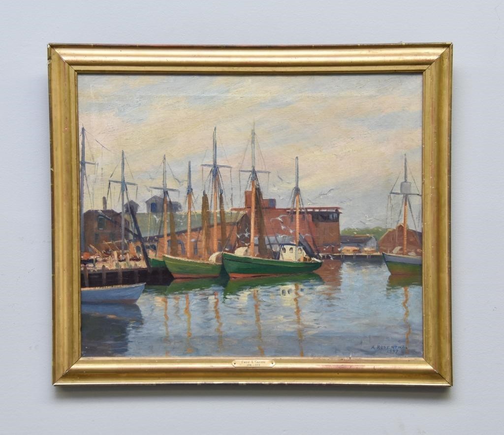 Rosenthal (American, 1886-1963) oil