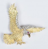 ROSENTHAL AMERICAN EAGLE BROOC