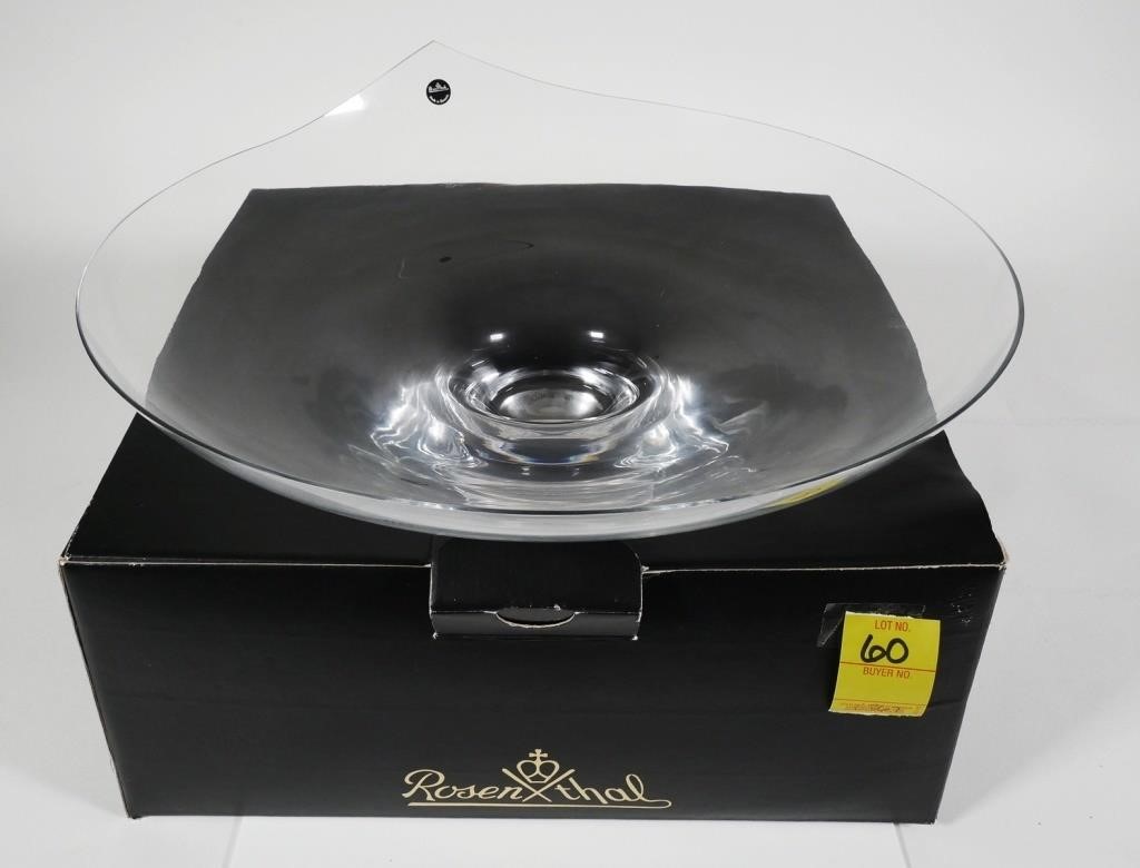 ROSENTHAL CRYSTAL CENTERPIECE BOWL