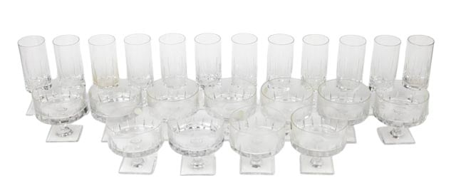 ROSENTHAL CRYSTAL WEDGE CUT