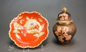 ROSENTHAL 'IRIS' COVERED URN A