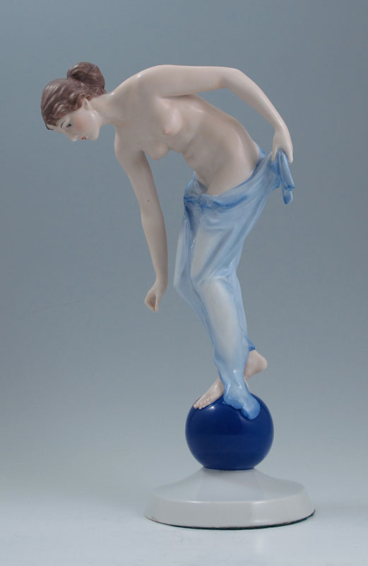ROSENTHAL PORCELAIN NUDE FIGURE: