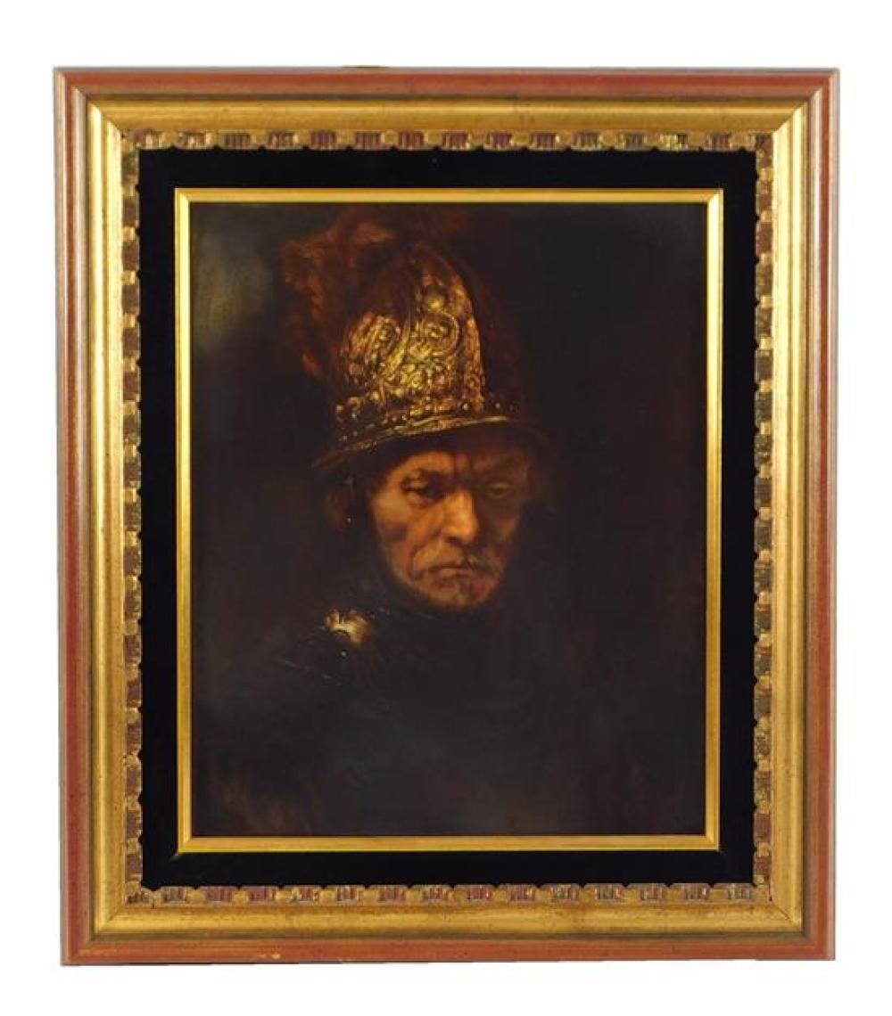 ROSENTHAL PORCELAIN PLAQUE AFTER