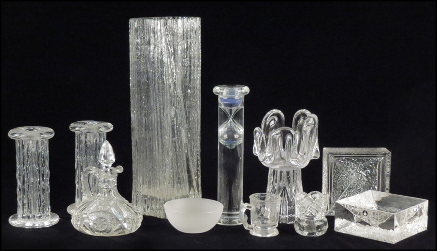 ROSENTHAL STUDIO LINE CRYSTAL VASE.