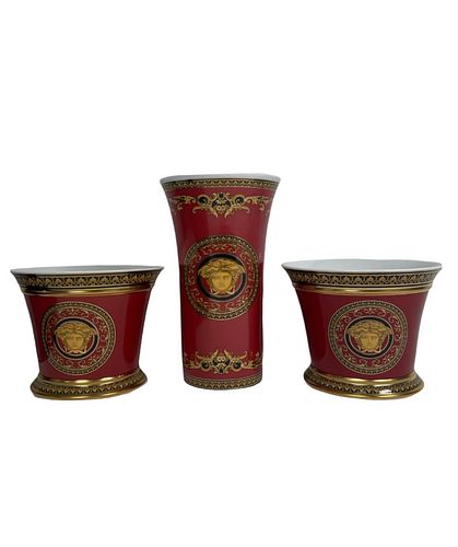 ROSENTHAL VERSACE "MEDUSA RED" 3