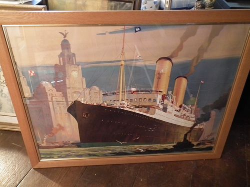 ROSENVINGE PRINT OF STEAM SHIPLarge