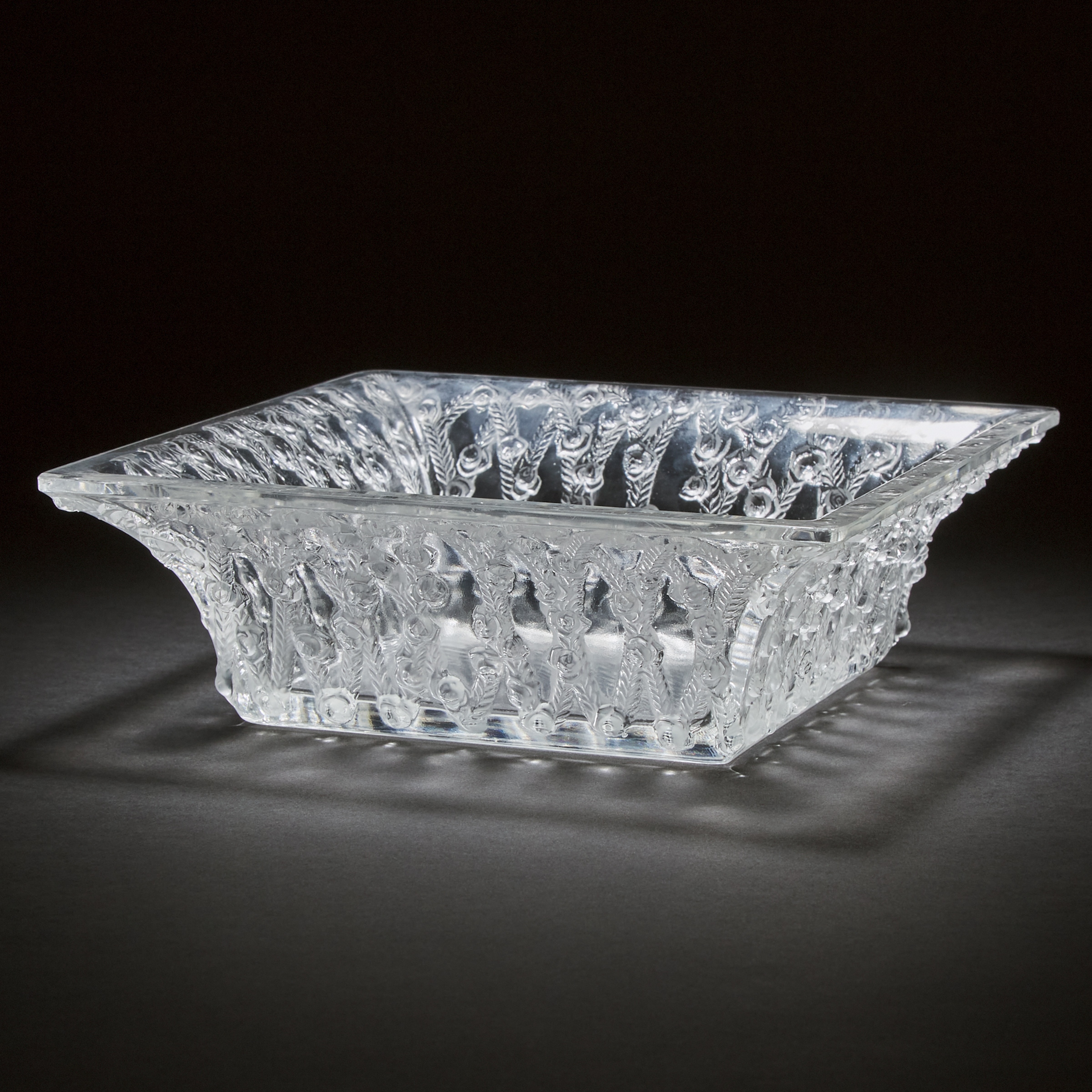 'Roses', Lalique Moulded and Partly