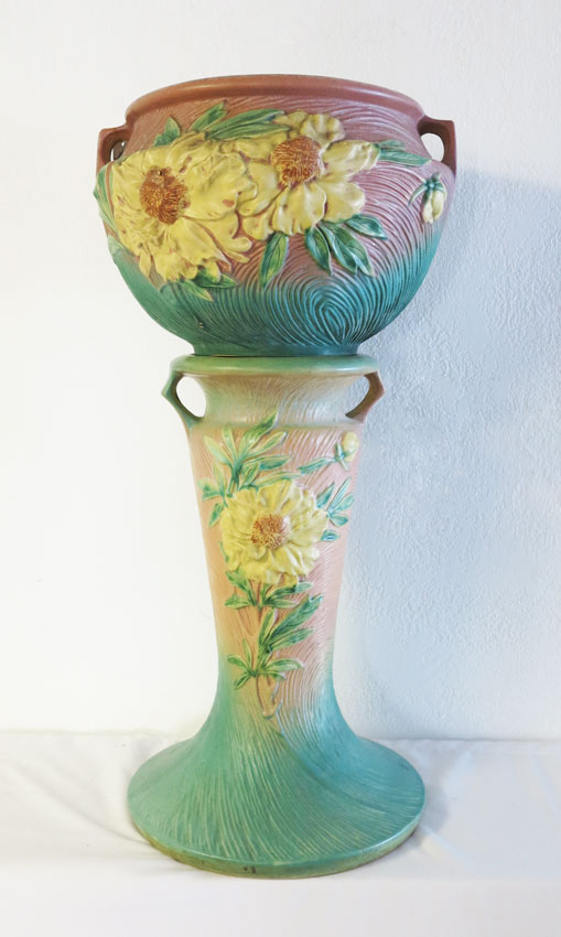 ROSEVILLE 661 PEONY JARDINIERE &