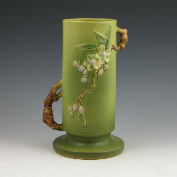 Roseville Apple Blossom vase in