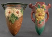 ROSEVILLE ART POTTERY FLORAL W