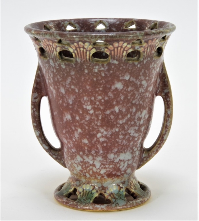 ROSEVILLE ART POTTERY RED FERELLA