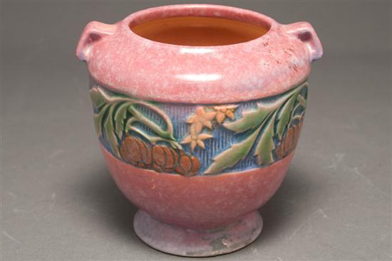 Roseville art pottery vase, circa