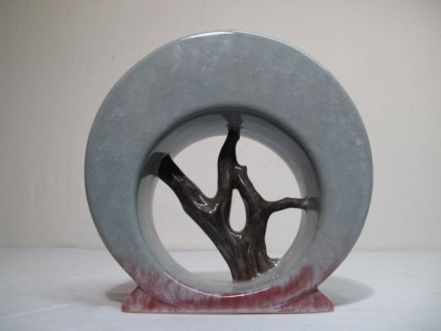 Roseville Artwood pottery vase.