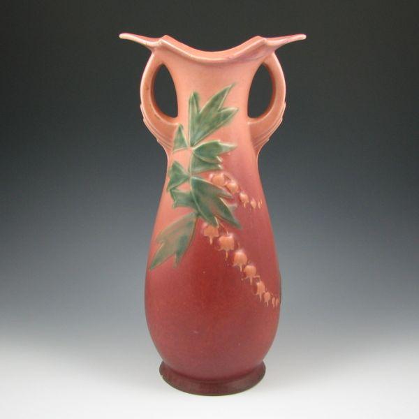 Roseville Bleeding Heart vase in