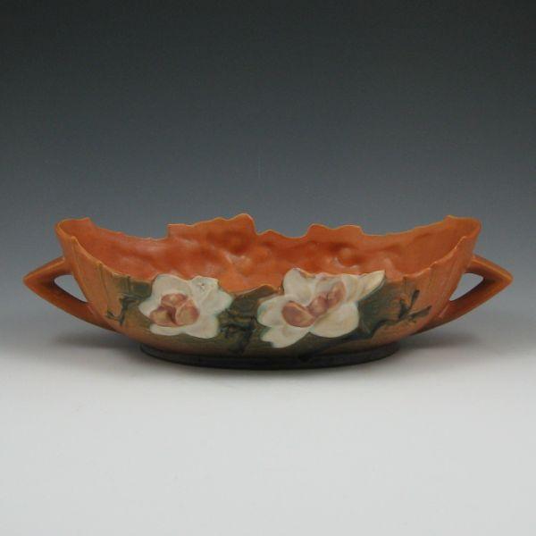 Roseville brown Magnolia bowl. 