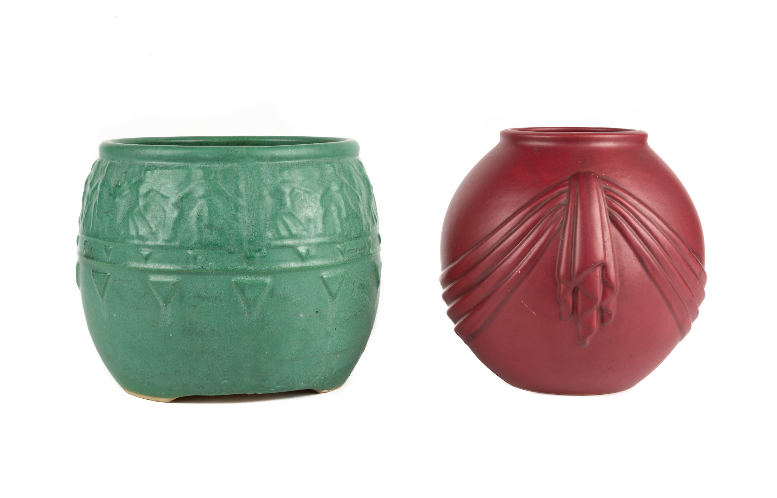 ROSEVILLE CAMEO JARDINIERE & WELLER