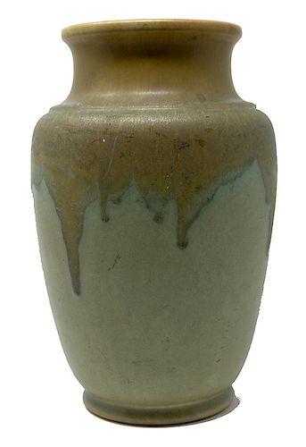 ROSEVILLE CARNELIAN DRIP GLAZE ARTS