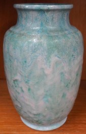 ROSEVILLE CARNELIAN POTTERY VA