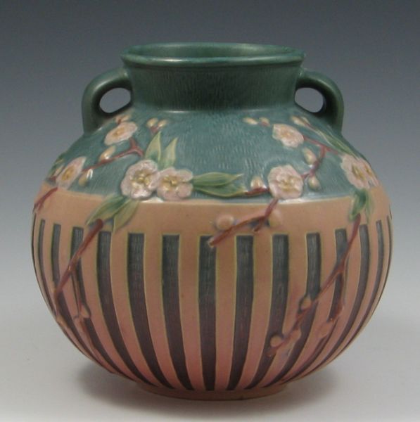 Roseville Cherry Blossom Vase