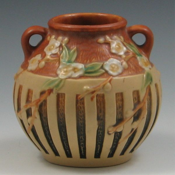 Roseville Cherry Blossom Vase