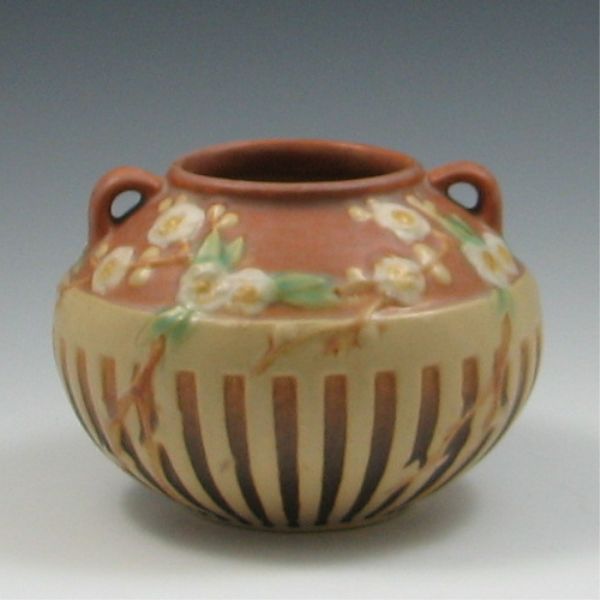 Roseville Cherry Blossom Vase