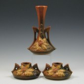 Roseville Clematis Bud Vase an