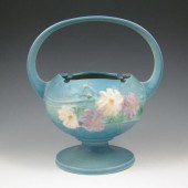Roseville Cosmos basket in blu
