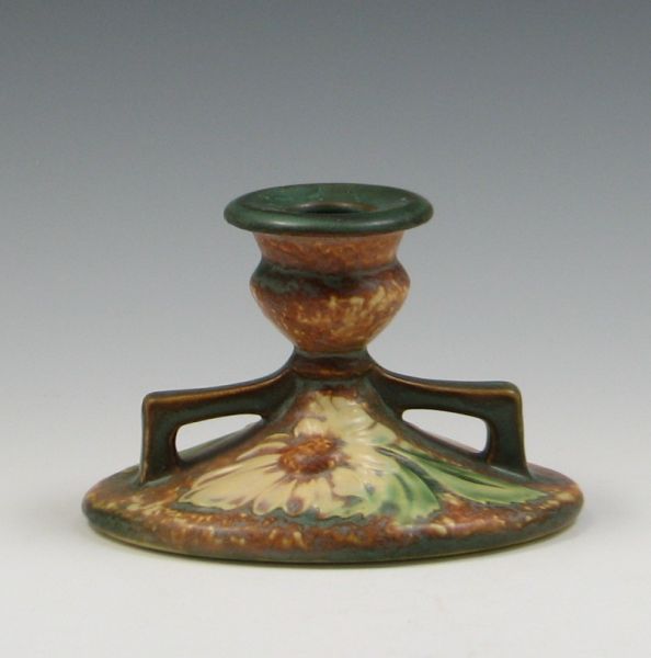 Roseville Dahlrose Chamberstick
