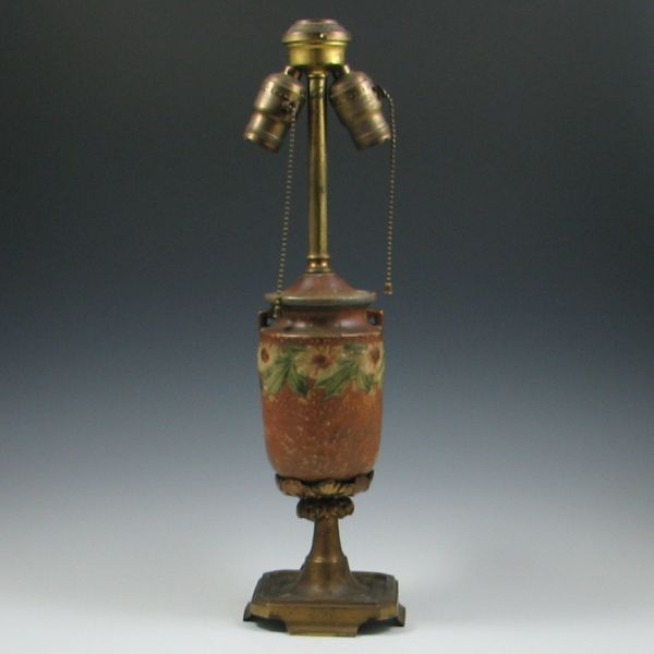 Roseville Dahlrose Lamp unmarked