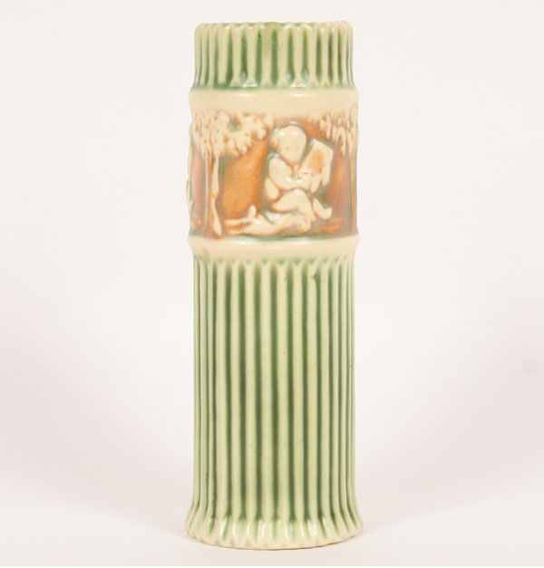 Roseville Donatello vase;