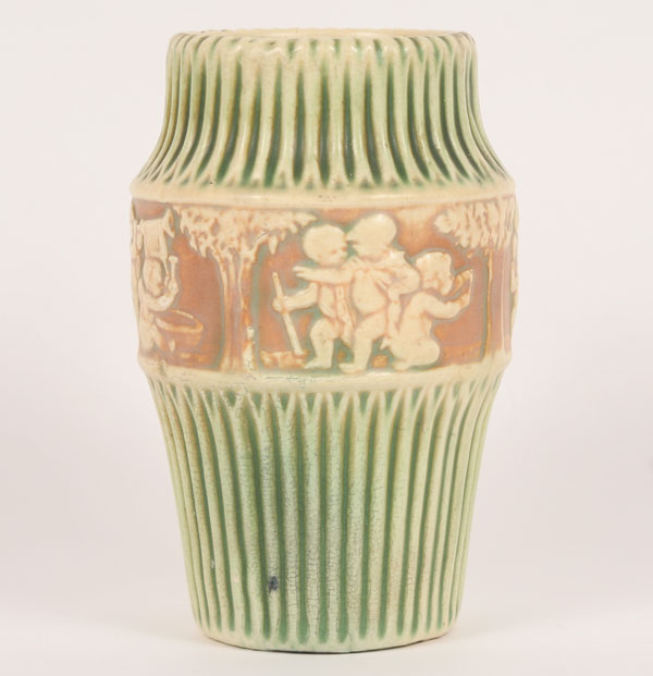 Roseville Donatello vase with