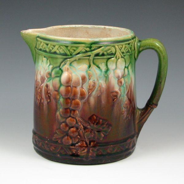 Roseville early blended glaze grape